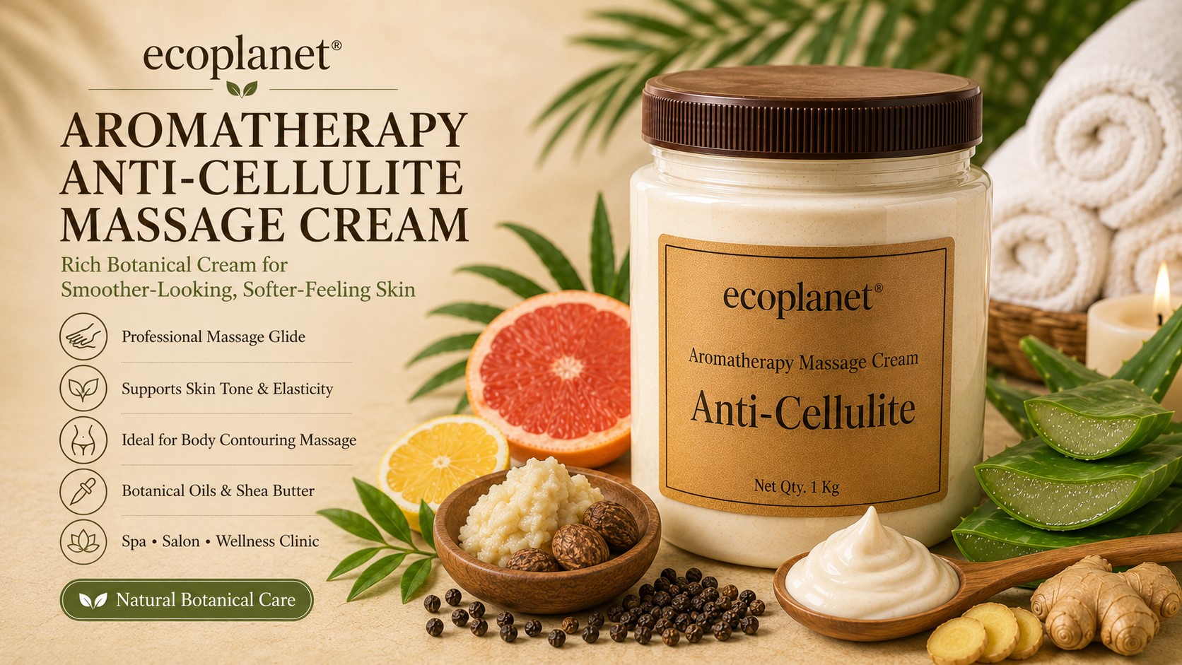 ecoplanet aromatherapy anti-cellulite massage cream