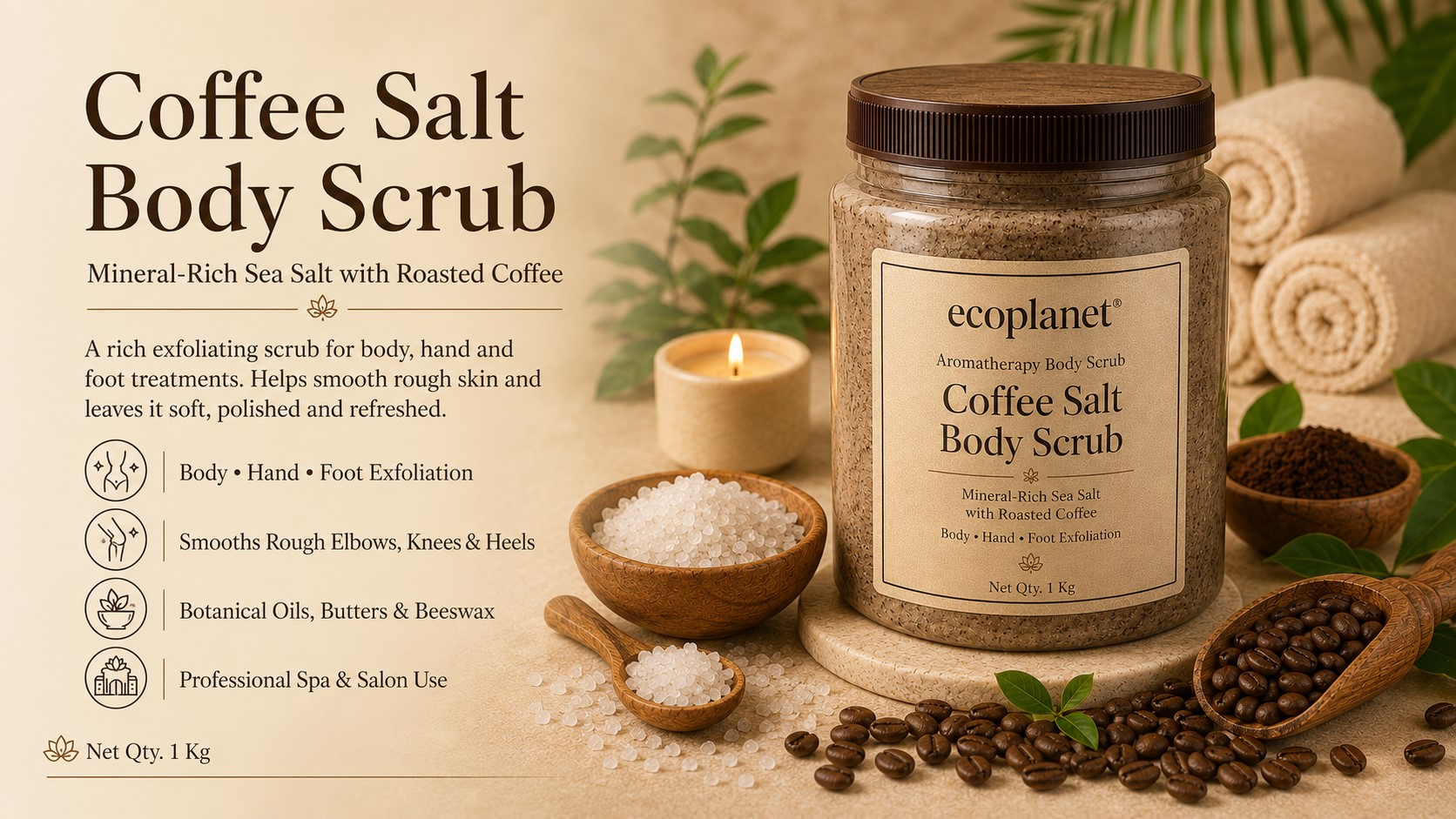 coffee salt scrub